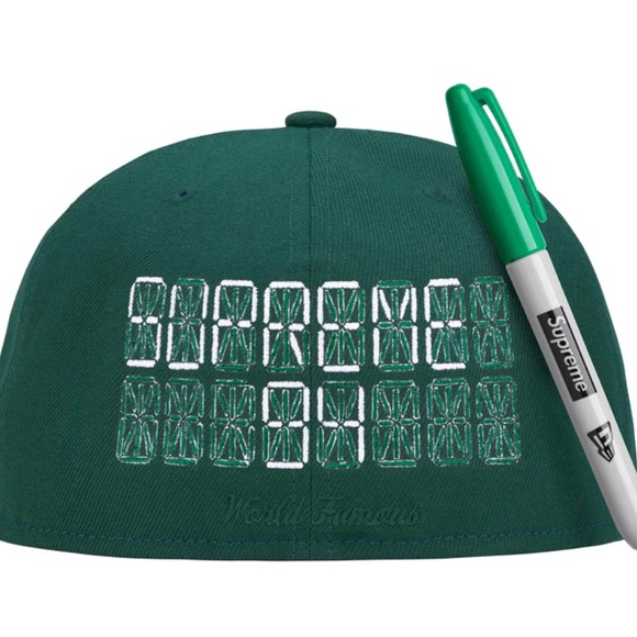 Supreme x Sharpie Box Logo New Era Fitted Cap • SS24 • 5 Colors • Week 5 - Picture 9 of 10